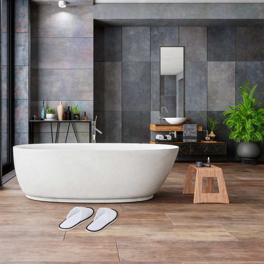 Yeios bulk hotel spa slippers, easy restocking for hospitality.