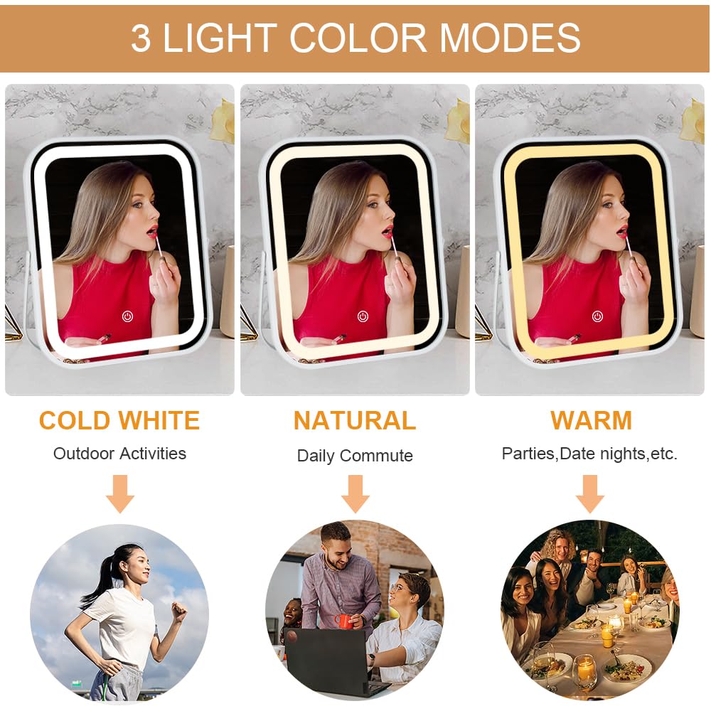 YEKKOPT travel-friendly compact design fits purses and luggage for on-the-go touchups