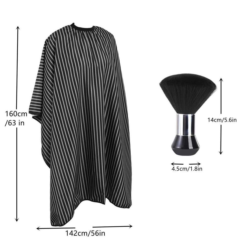 YELEGAI neck duster brush smoothly removes stray hair around neck and ears.