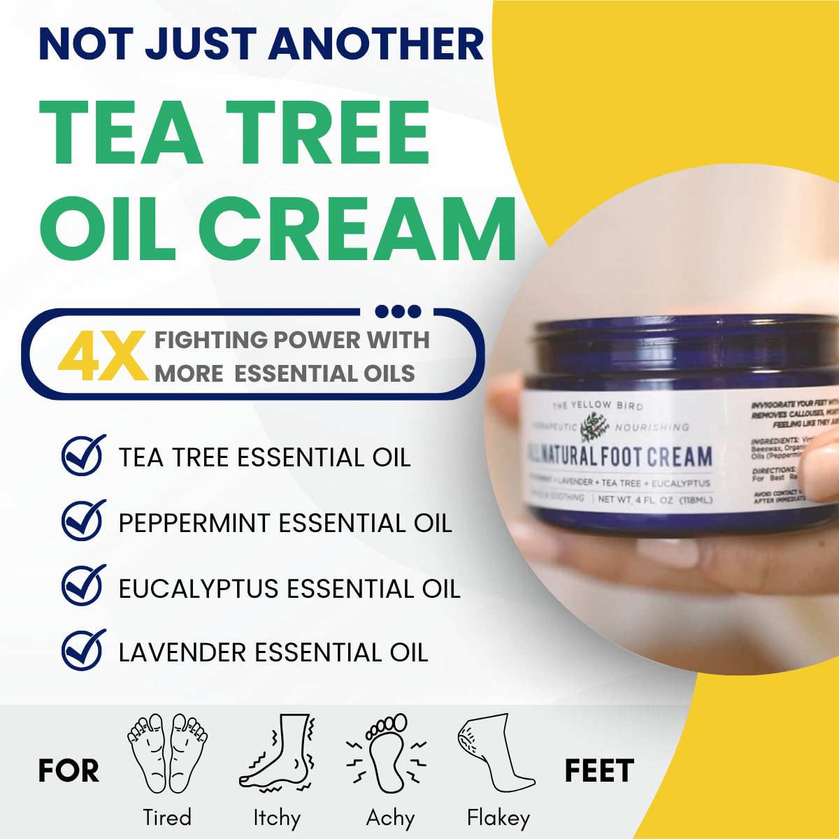 The Yellow Bird cracked heels repair scene shows durable, spa-soft results.