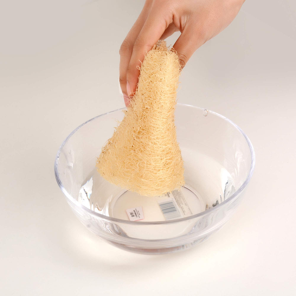 YEMTAL organic luffa sponges cleaning dishes without scratching surfaces
