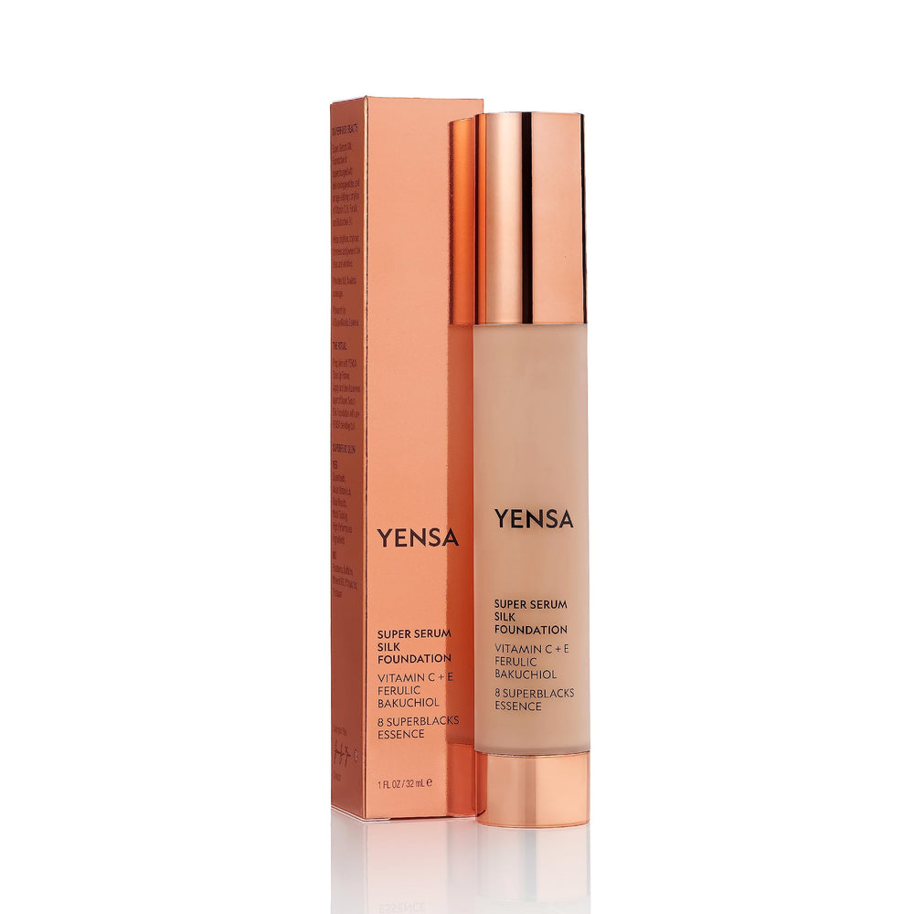 YENSA Serum Foundation outer box packaging showing premium branding