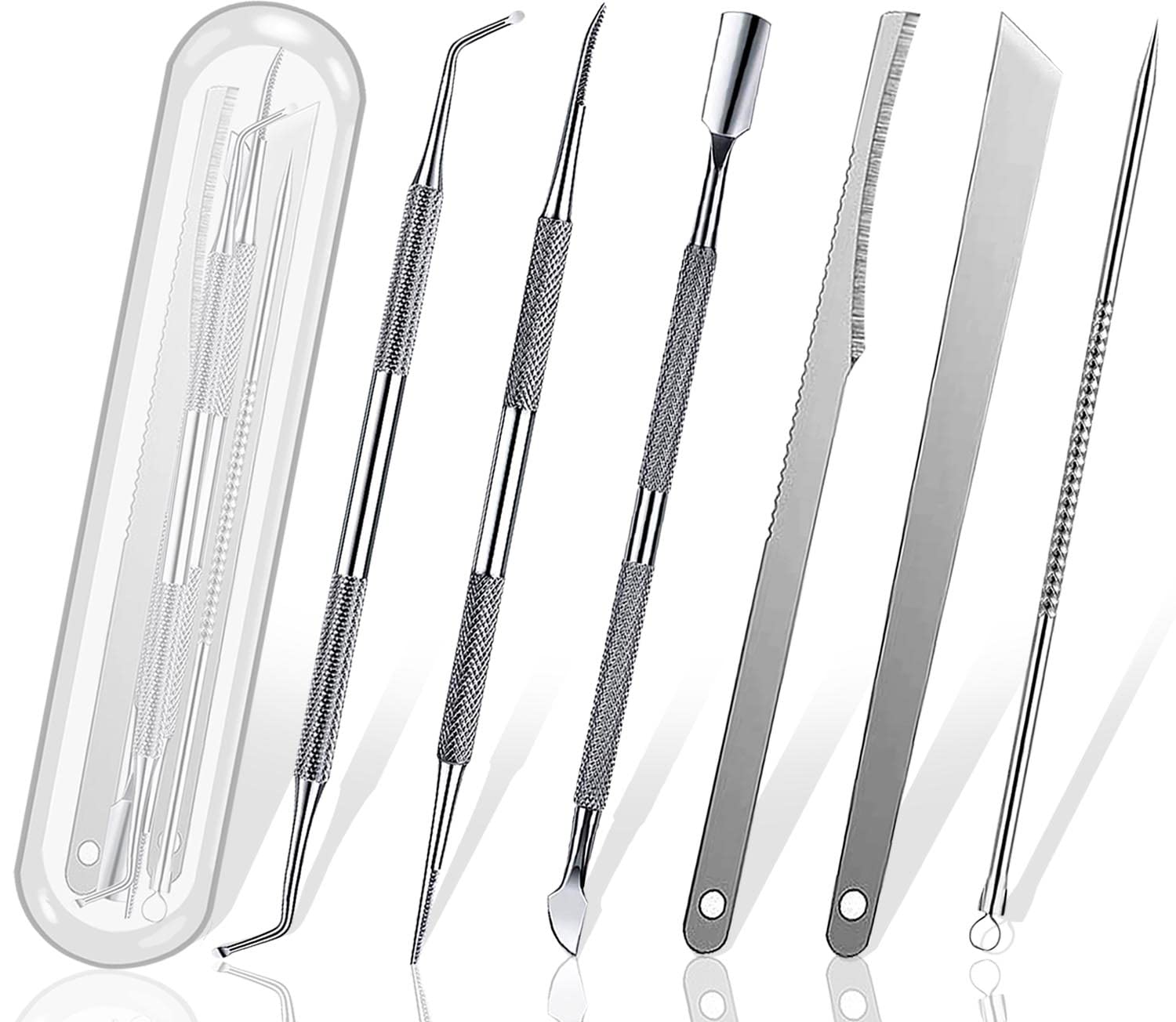 yeoeigm 6pcs ingrown toenail tool set box for precise at-home pedicure care.