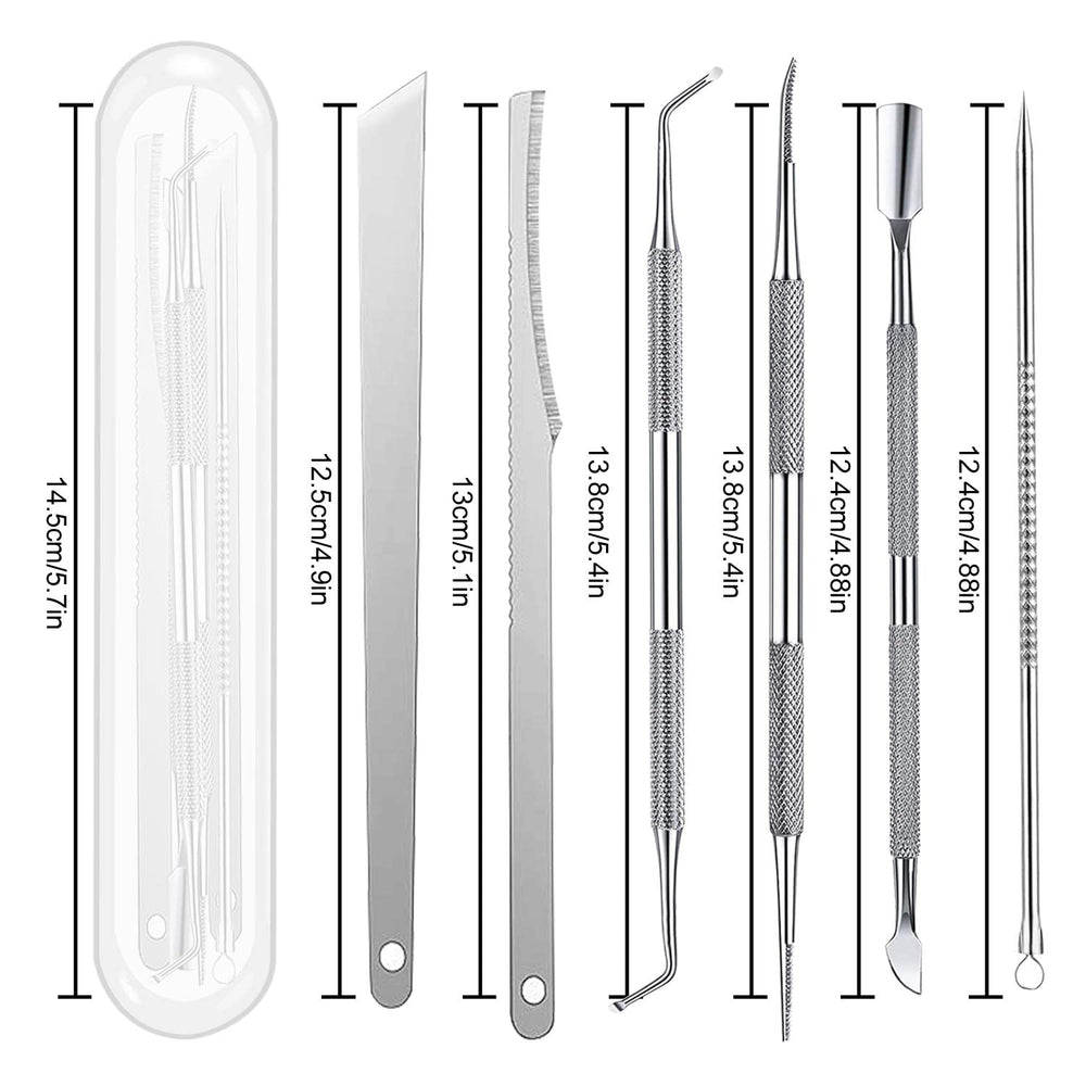 yeoeigm toenail file and lifters surgical grade steel for smooth nail shaping.