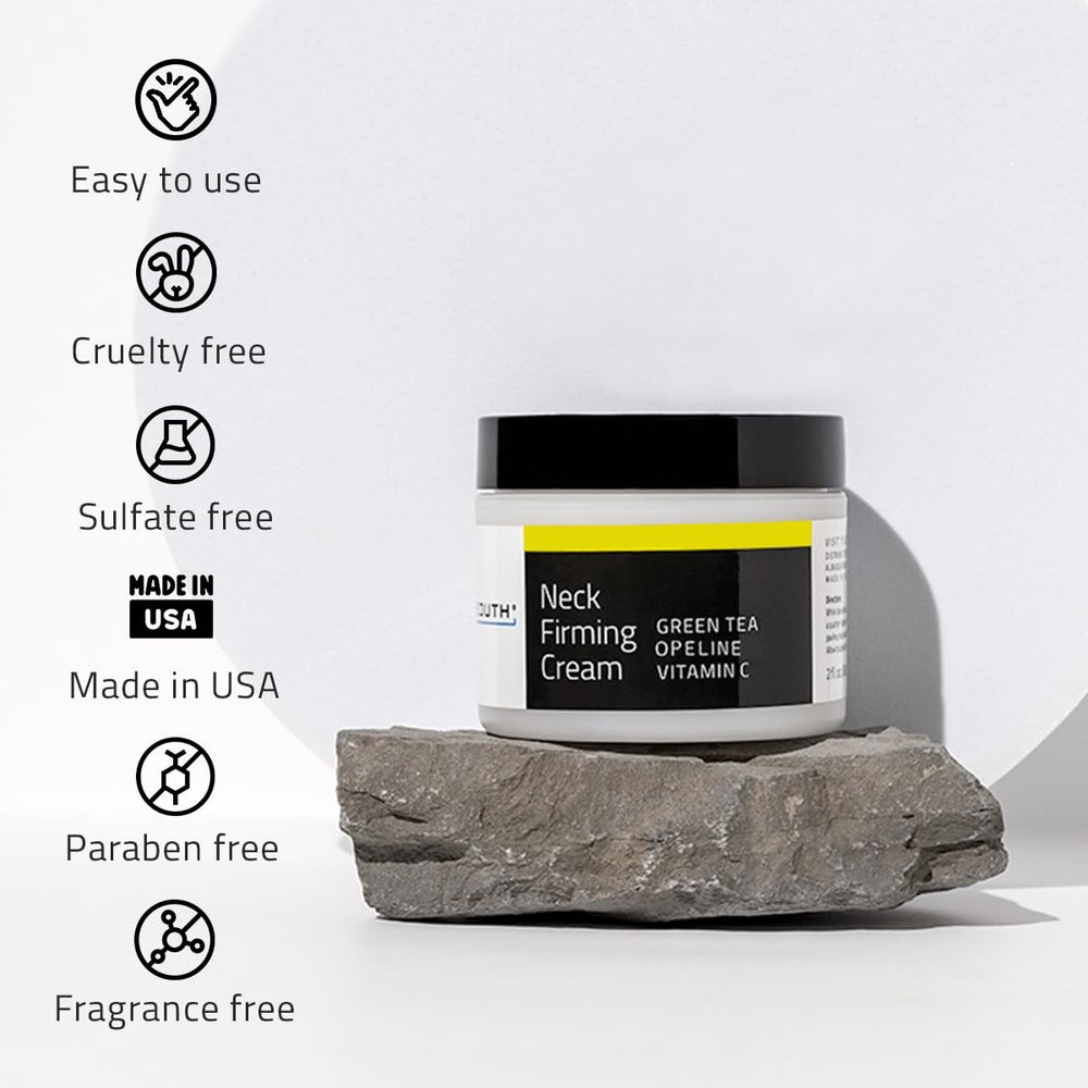 YEOUTH Neck Cream firming effect closeup hints improved jawline definition