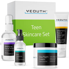 YEOUTH vitamin C cleanser bottle for a refreshing teen skin cleanse and brightened tone