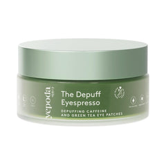 Yepoda Depuff Eyespresso jar with eye patches for caffeinated refresh