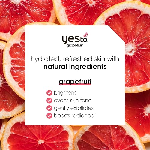 Yes To Grapefruit toallitas faciales exfoliantes con textura suave para exfoliar piel.