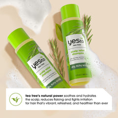 Yes To Tea Tree natural ingredients packaging emphasizes vegan & cruelty-free promise