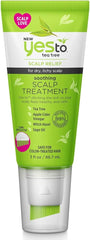 Yes To Tea Tree Scalp Treatment, bote y aplicador para aplicación precisa y limpieza del cuero cabelludo.