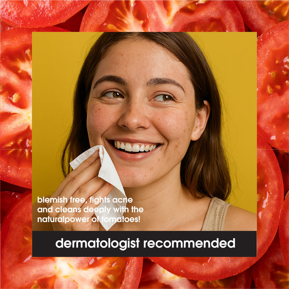 Yes To Tomatoes cruelty-free logo on pack supporting ethical beauty.
