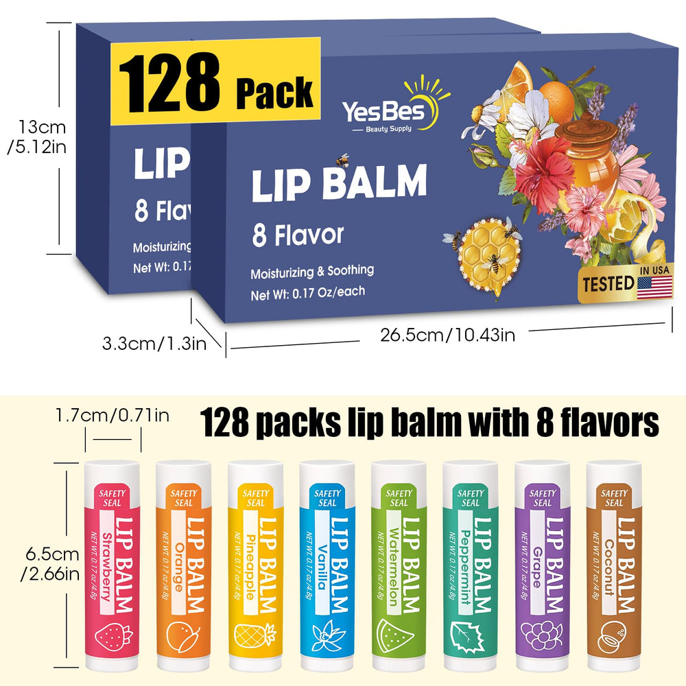 YesBes lip balm strawberry provides fruity flavor and lasting hydration for step-by-step care.