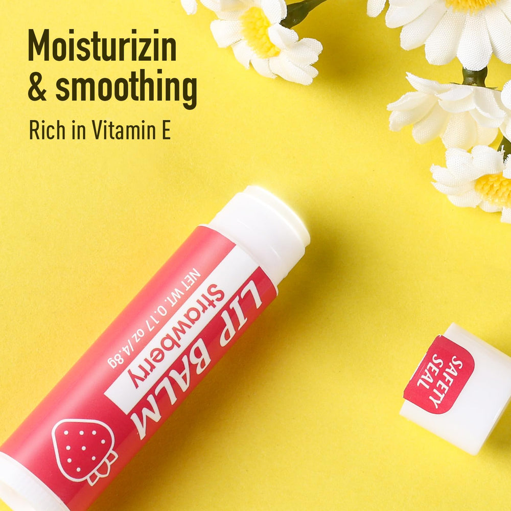 YesBes coconut flavor lip balm nourishes lips during long trips