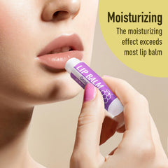 YesBes lip balm grape flavor keeps lips nourished with vitamin E and coconut oil