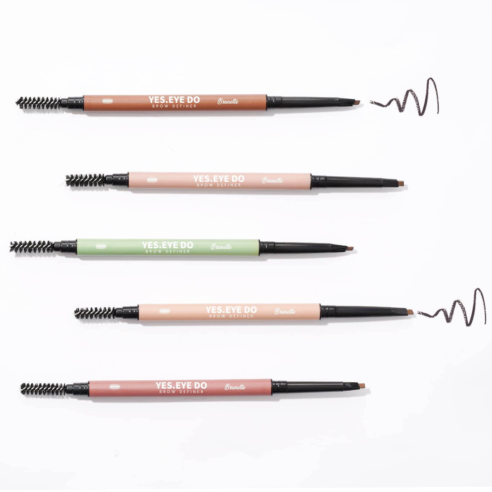 YES.EYE DO compact brow pencil is easy to carry for on-the-go touchups.