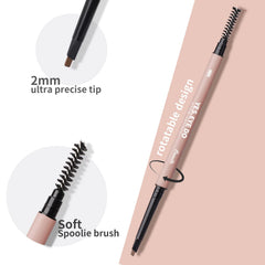 YES.EYE DO triangular-tip closeup for hair-like brow strokes