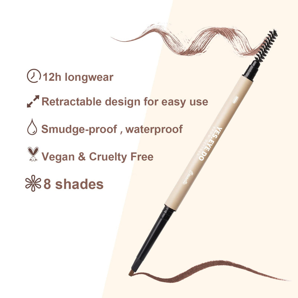 YES.EYE DO waterproof formula offers long-lasting hold through workouts and sweat.