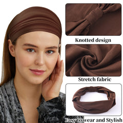 Yeshan headband no-slip action shot: secure fit during running