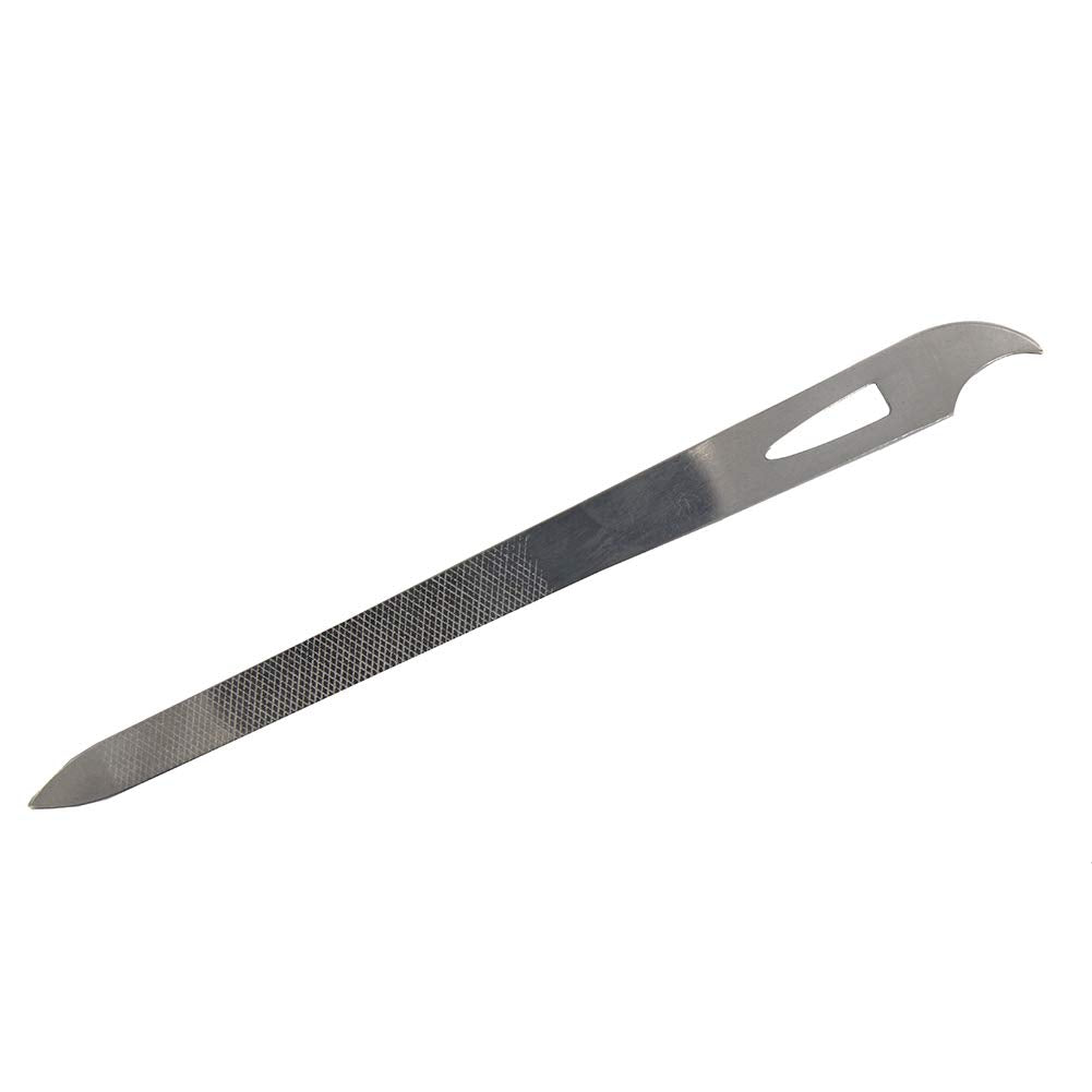 Yeshan nail file grit detail emphasizes fine sides for trimming and polishing.