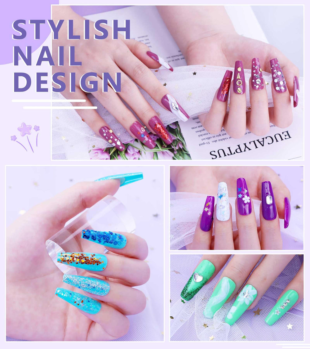 YEVYO nail tips assortment supports custom length and shape