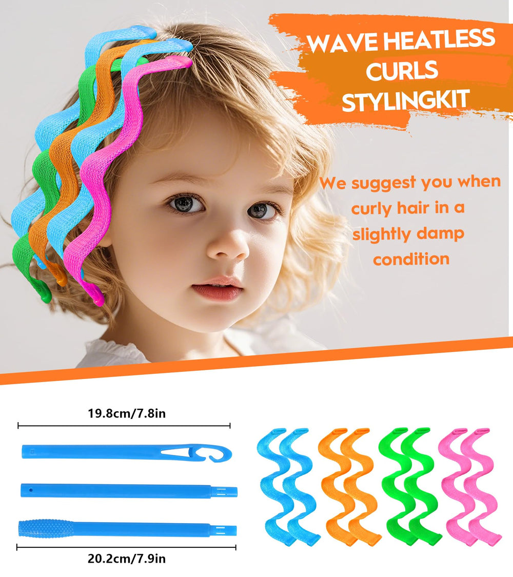YEVYO heatless-waves-curler-packaging-open-action demonstrates simple setup and quick access.