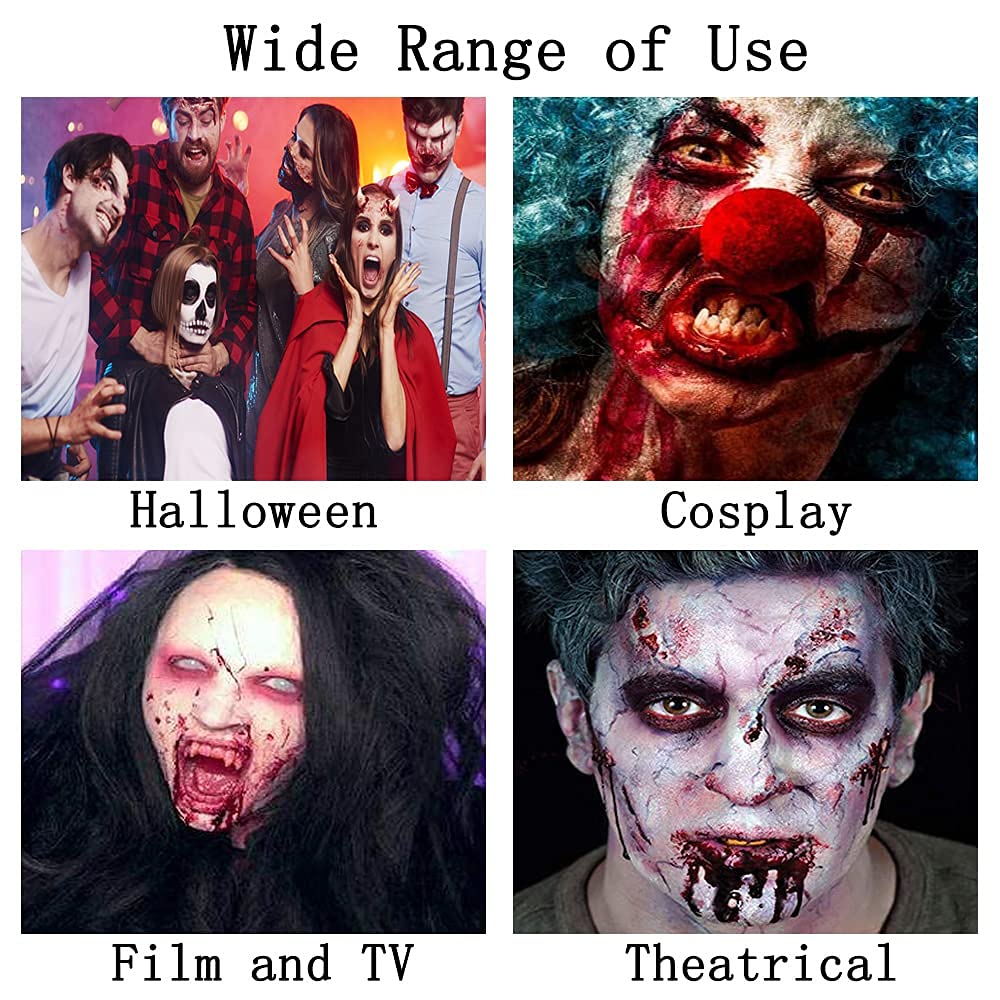 Yeweian Halloween stage FX setup showcases dramatic makeup ready looks