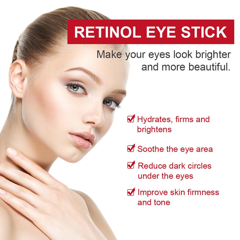 Yeweian Retinol Eye Stick ingredient highlight emphasizing hyaluronic acid for hydration