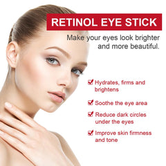 Yeweian Retinol Eye Stick ingredient highlight emphasizing hyaluronic acid for hydration