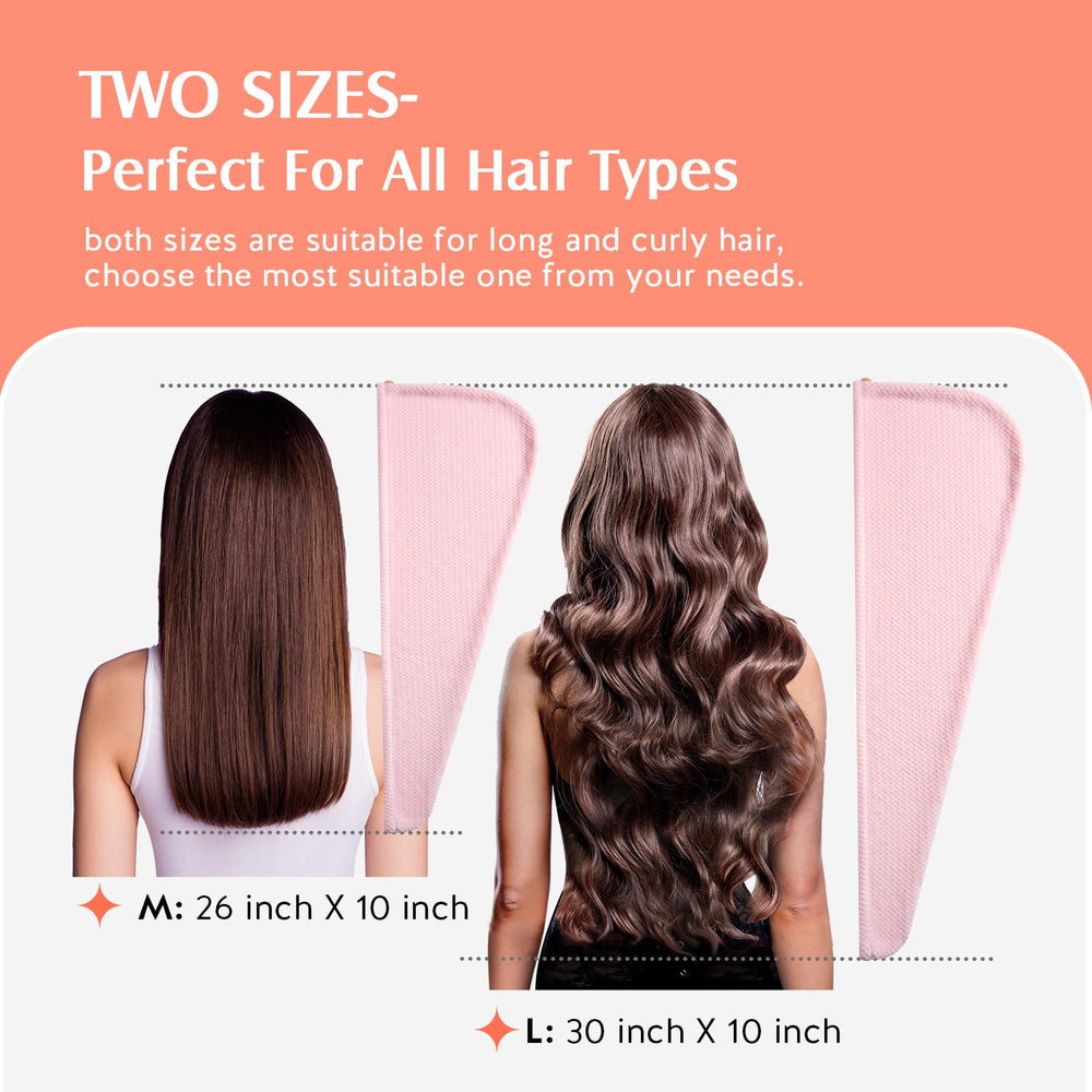 Dos tallas M y L de YFONG para todo tipo de cabello.