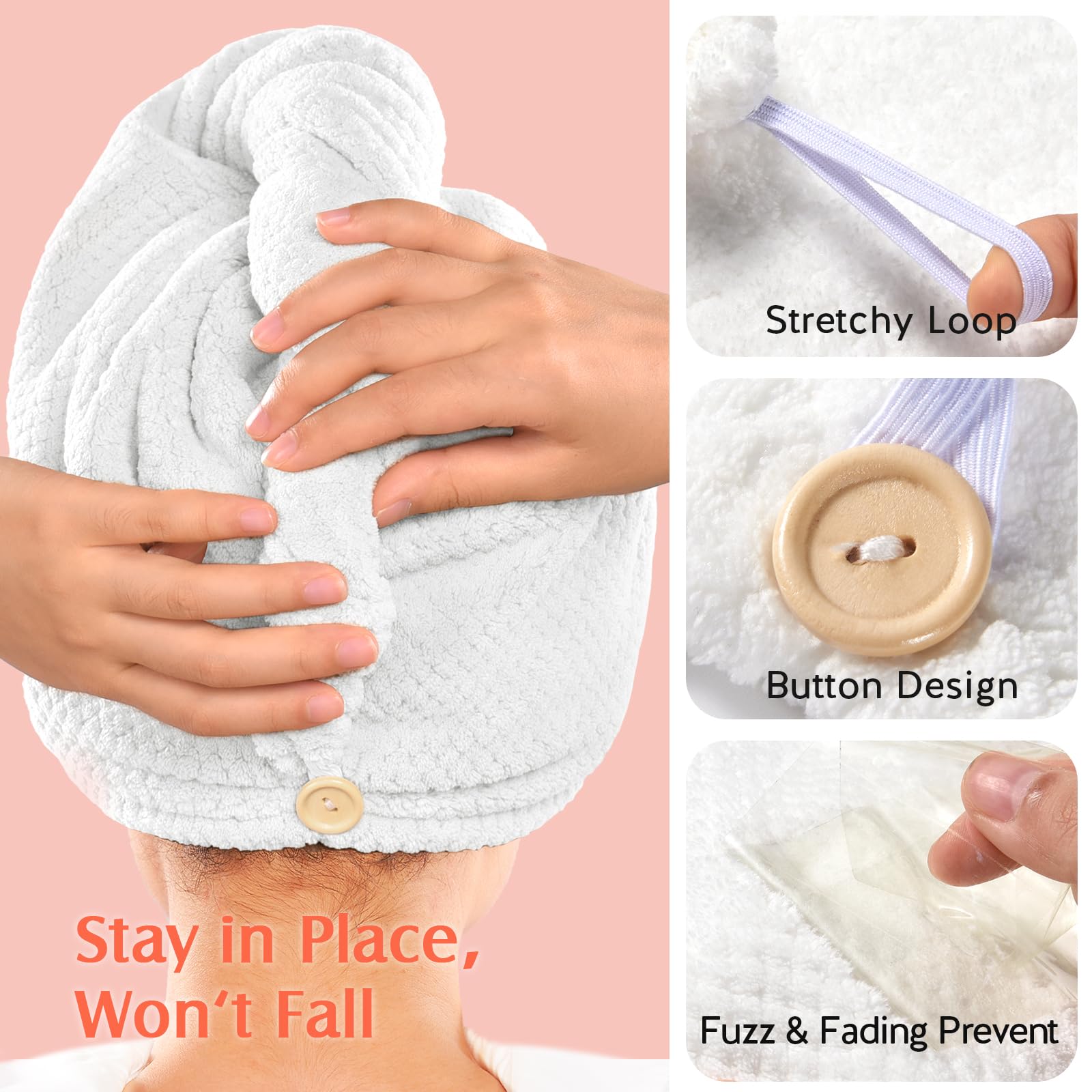 YFONG reinforced edge detail extends towel life through washes
