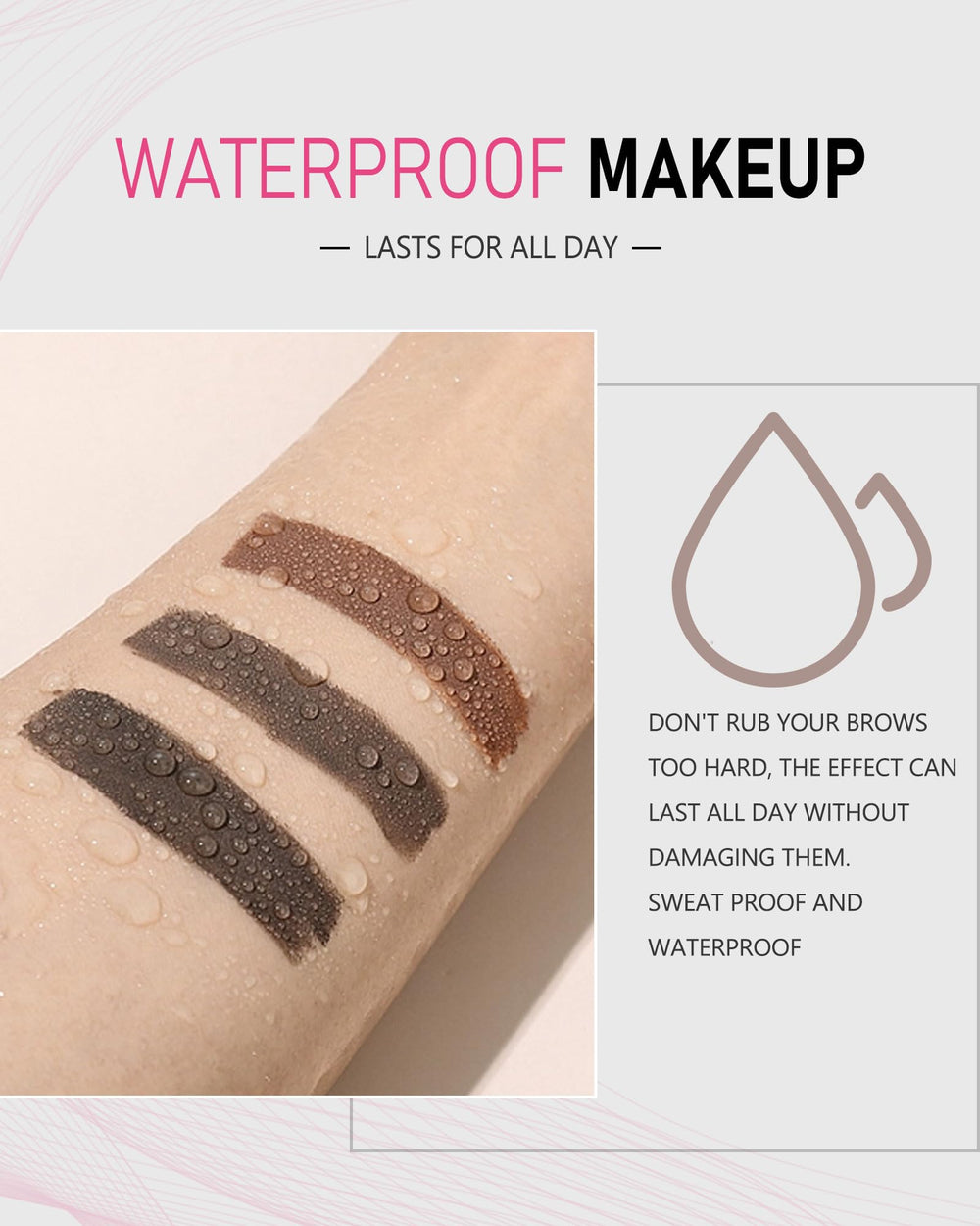 YFulfill spoolie brush blends color for a seamless, natural brow.