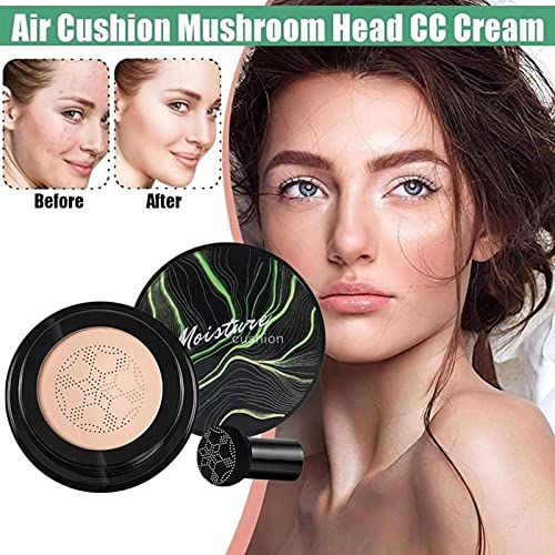 YG LianKai Air Cushion closeup on coverage detail highlights even skin-tone.