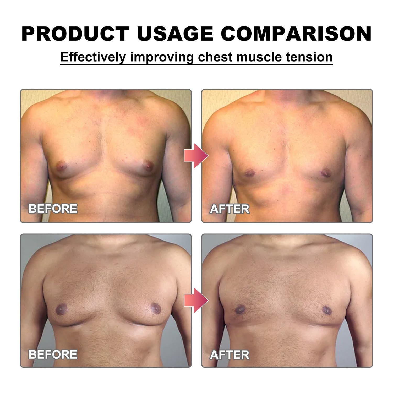 YG LianKai Men Therm Bee Venom application scene on chest area.