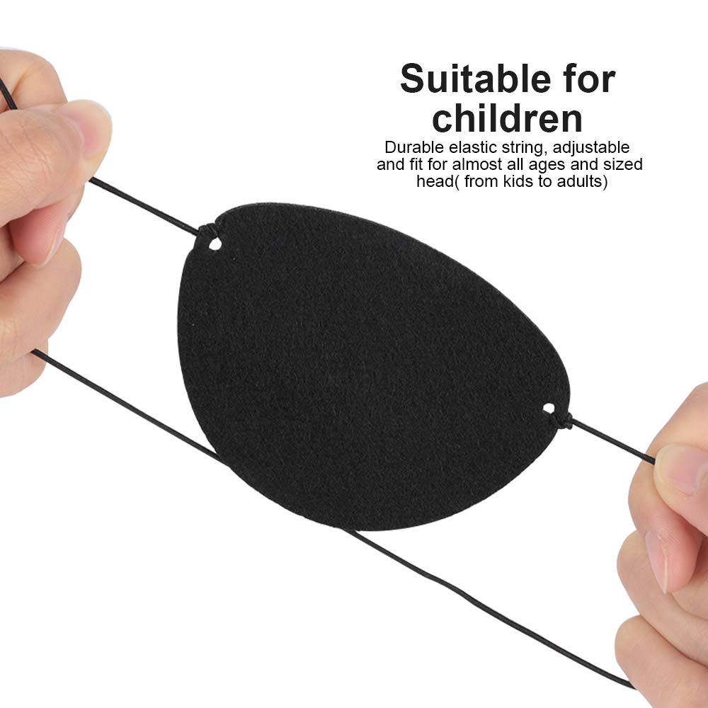 YGDZ black eye patch two-sides design for versatility
