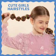 YGDZ cotton baby hair ties offering gentle, snag-free styling for fine hair