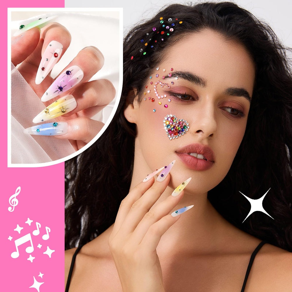YGDZ Quick-dry Glue provides waterproof hold for face and nails