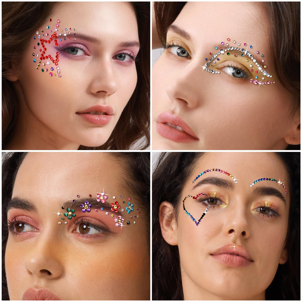 YGDZ Halloween-face rhinestones for bold makeup and party looks