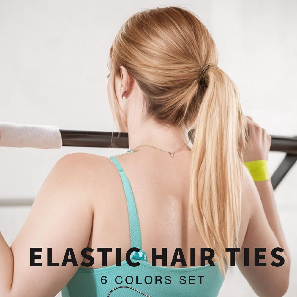 YGDZ no-snag nylon fabric hair ties prevent pulling and snagging.