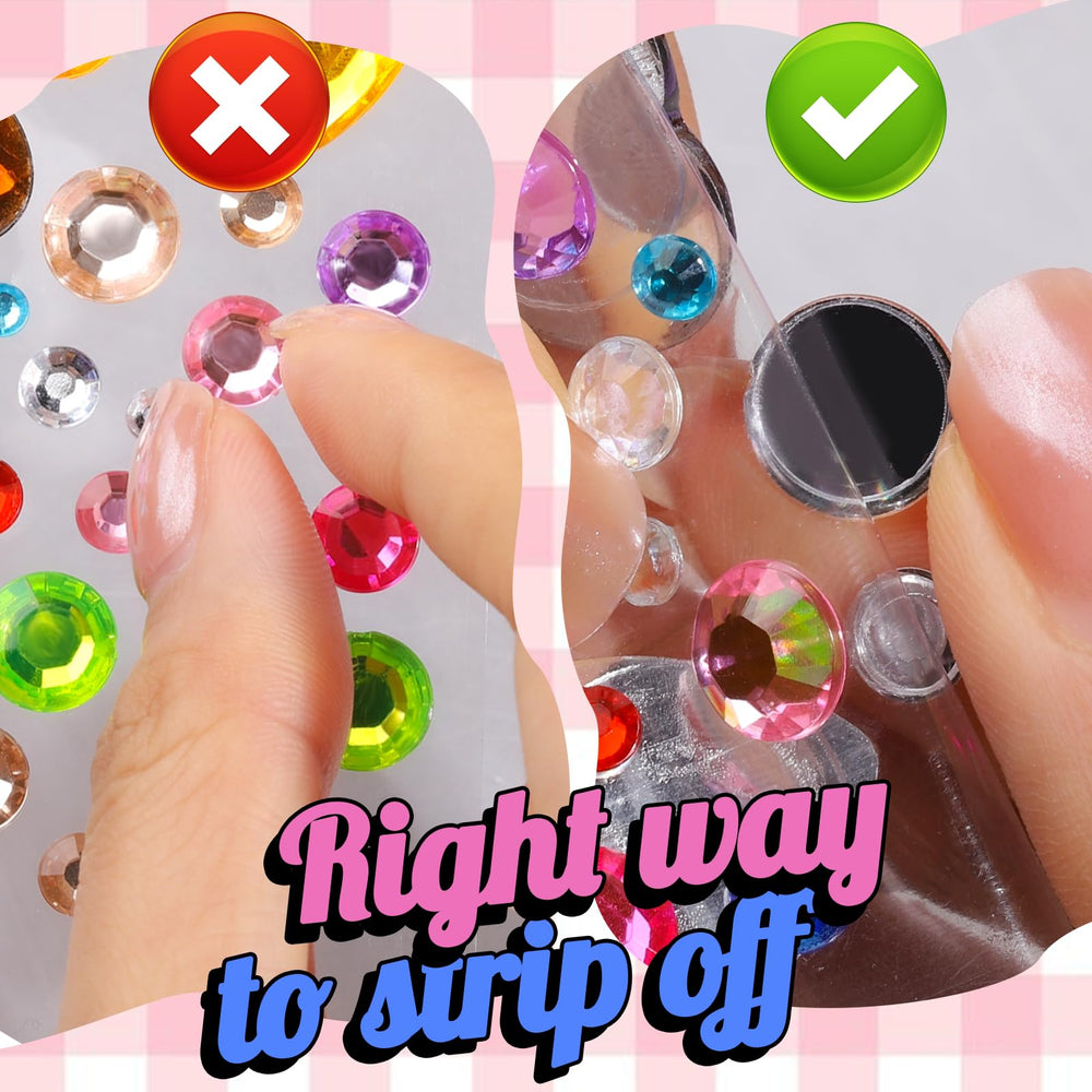 YGDZ tweezers included for precise gem placement.