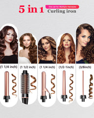 YGOVVK ceramic wand 0.35 inch for tight curls with smooth results