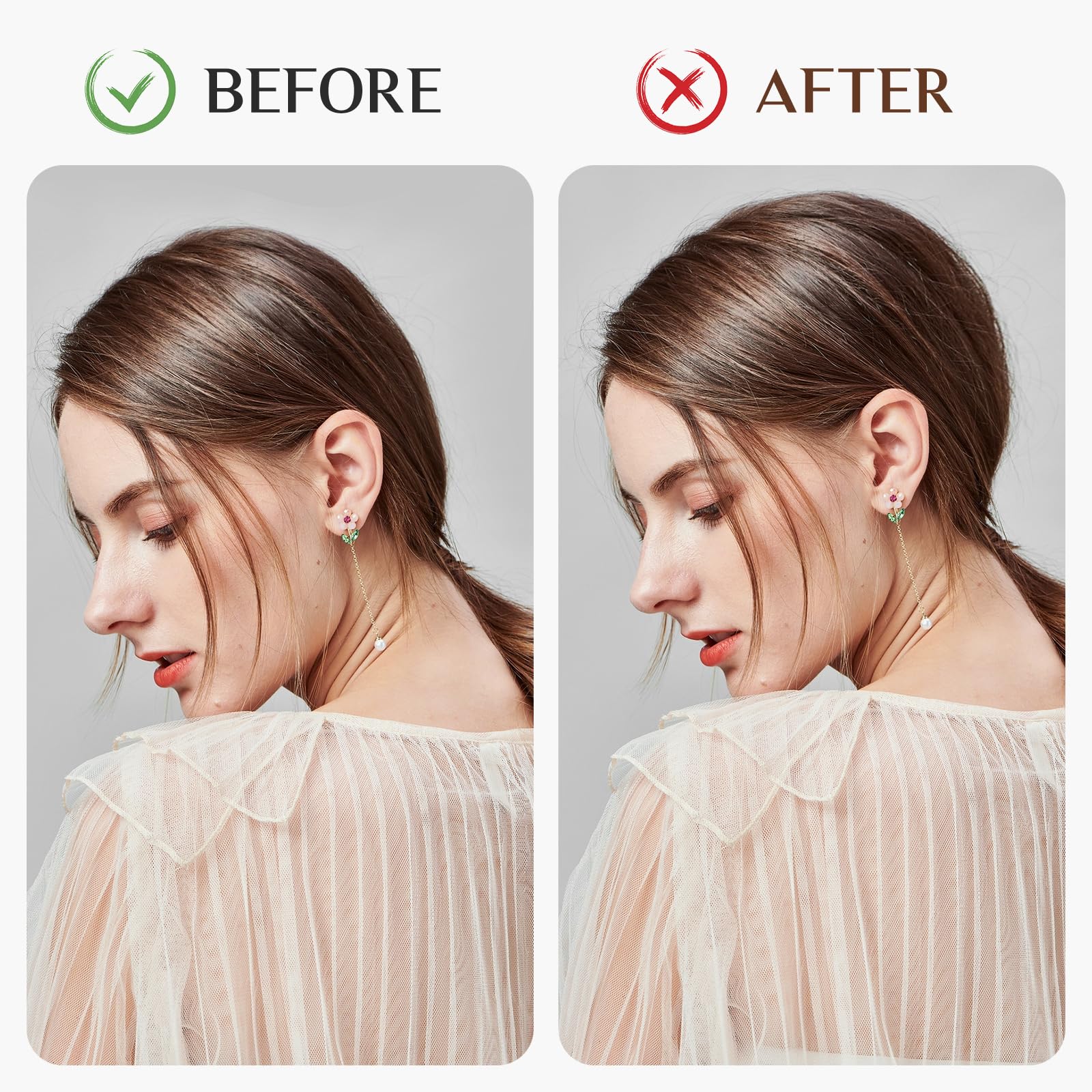 YGQQOY bobby pins 20pcs for secure hold during long updos.
