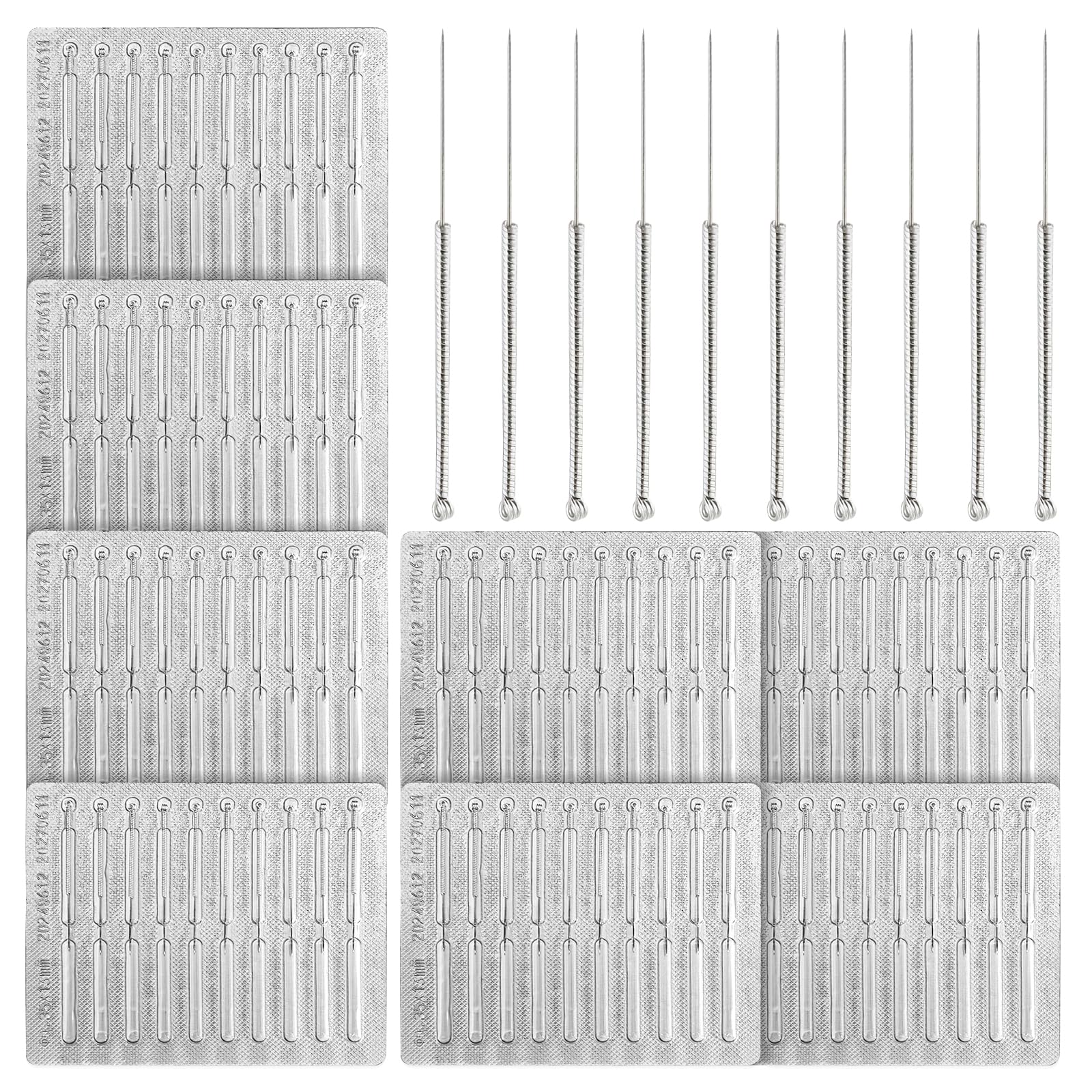 YGQQOY professional 100pcs disposable pimple needles closeup for precise blemish removal