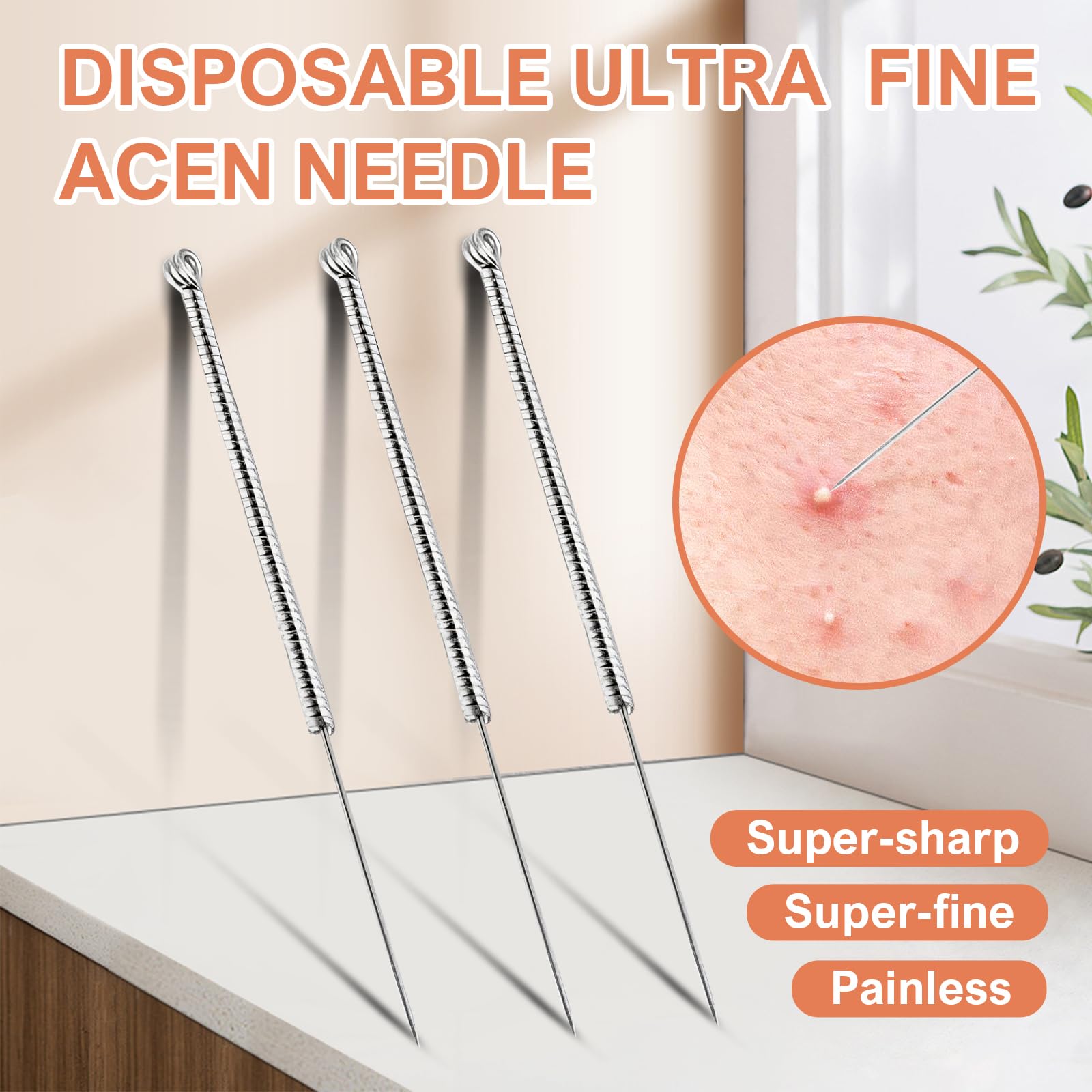 YGQQOY single-use disposable needles packaging emphasizes hygiene and safe one-person use