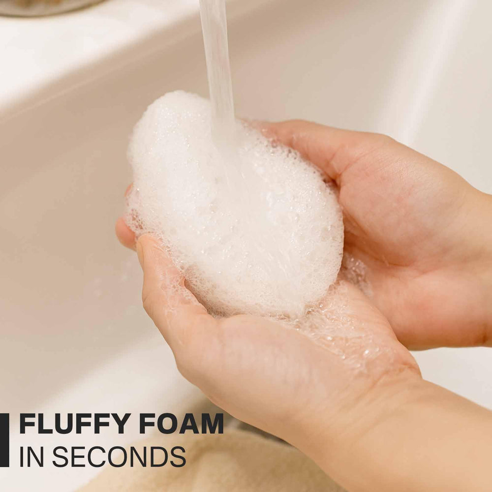 Yiclick exfoliating sponge skin-prep-essential boosts absorption of moisturizers and creams.