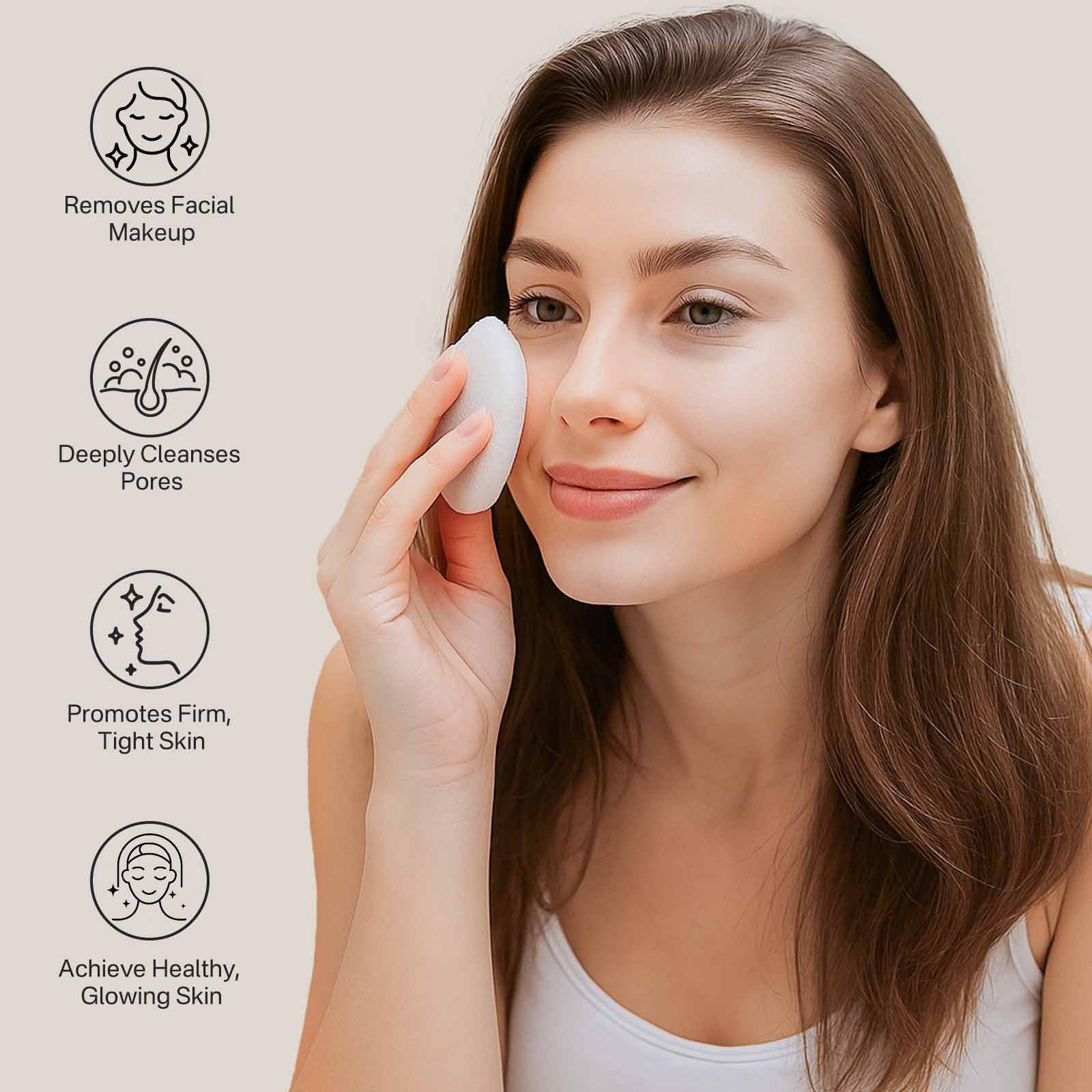 Yiclick exfoliating sponge smoother-soft-skin reveals a prep-ready complexion.