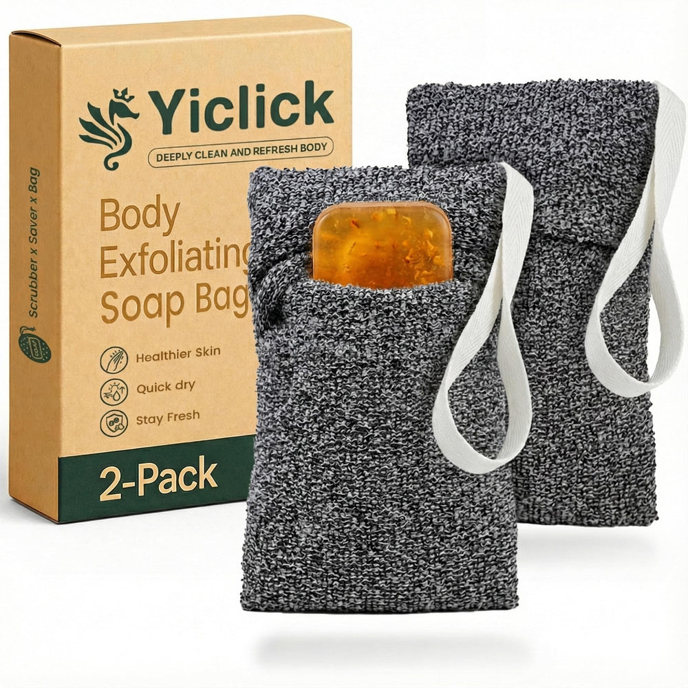 Yiclick soap-savers compact-station keeps bars secure and organized in the shower.