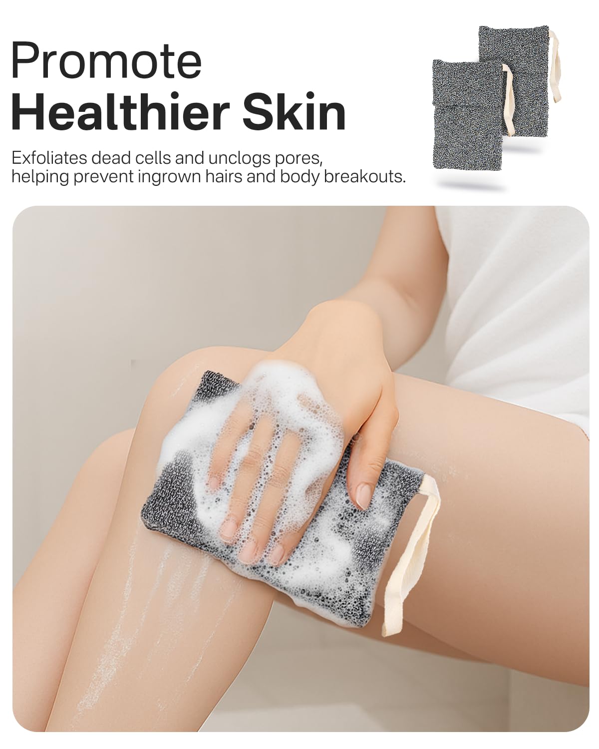 Yiclick soap-savers shower-scrub-net offers gentle cleansing and invigorating exfoliation.
