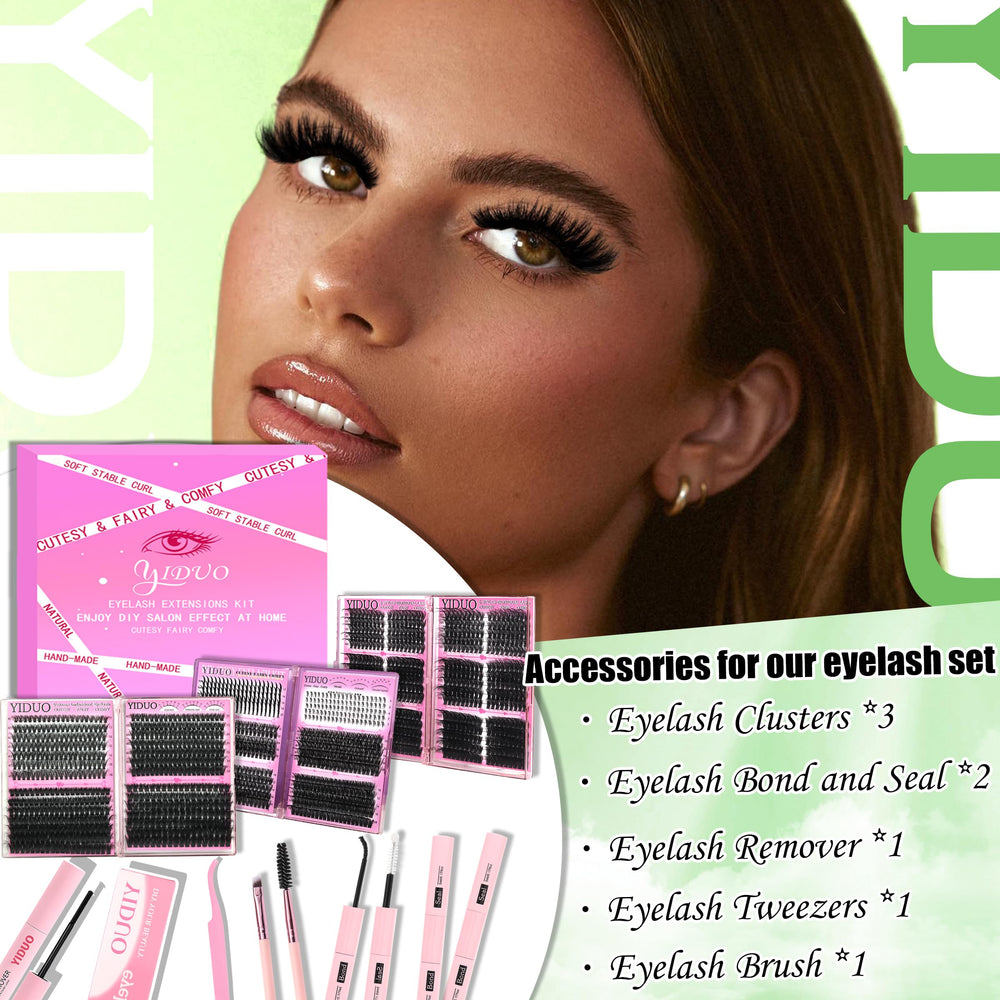 YIDUO 10-styles mixed clusters for diverse lash options