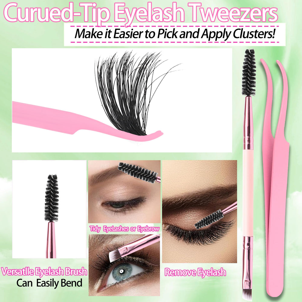 YIDUO 1686 cluster lashes bulk supply for monthly routine