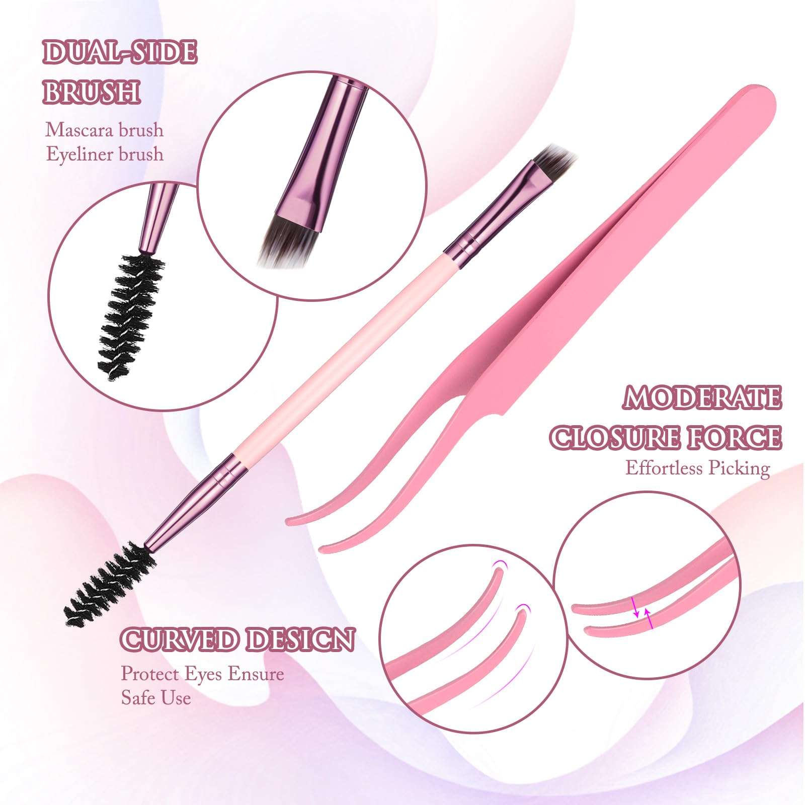YIDUO Beginner Kit application scene demonstrating easy at-home lash method